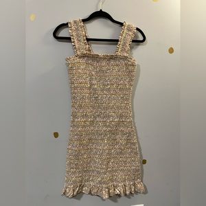 Accordion Style Mini Dress